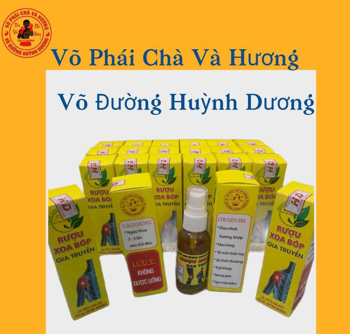 Rượ.u Xoa Bóp Gia Truyền-Võ Đường Huỳnh Dương