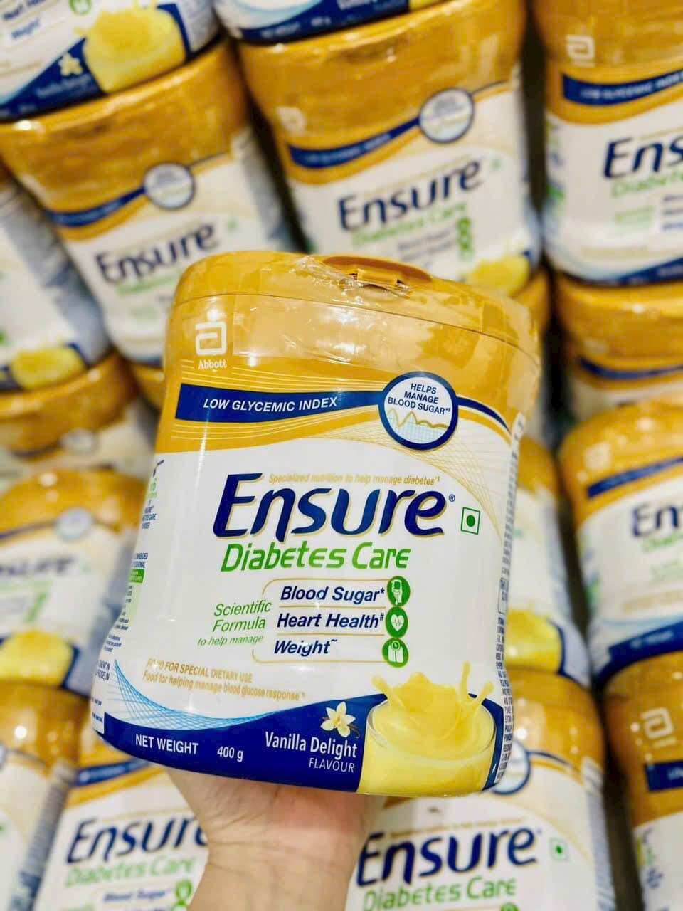 Sữa bột ensure diabetes care vanilla 400g dành cho người tiểu đường của mỹ- date 07/2025