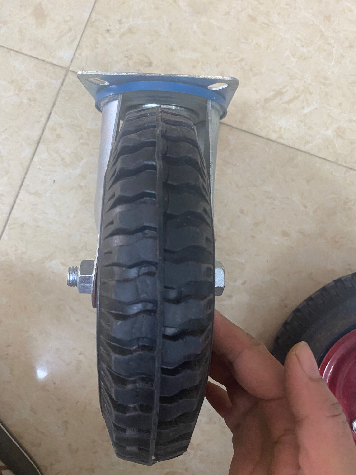 Bánh xe 200 đỏ tải 200kg siêu bền