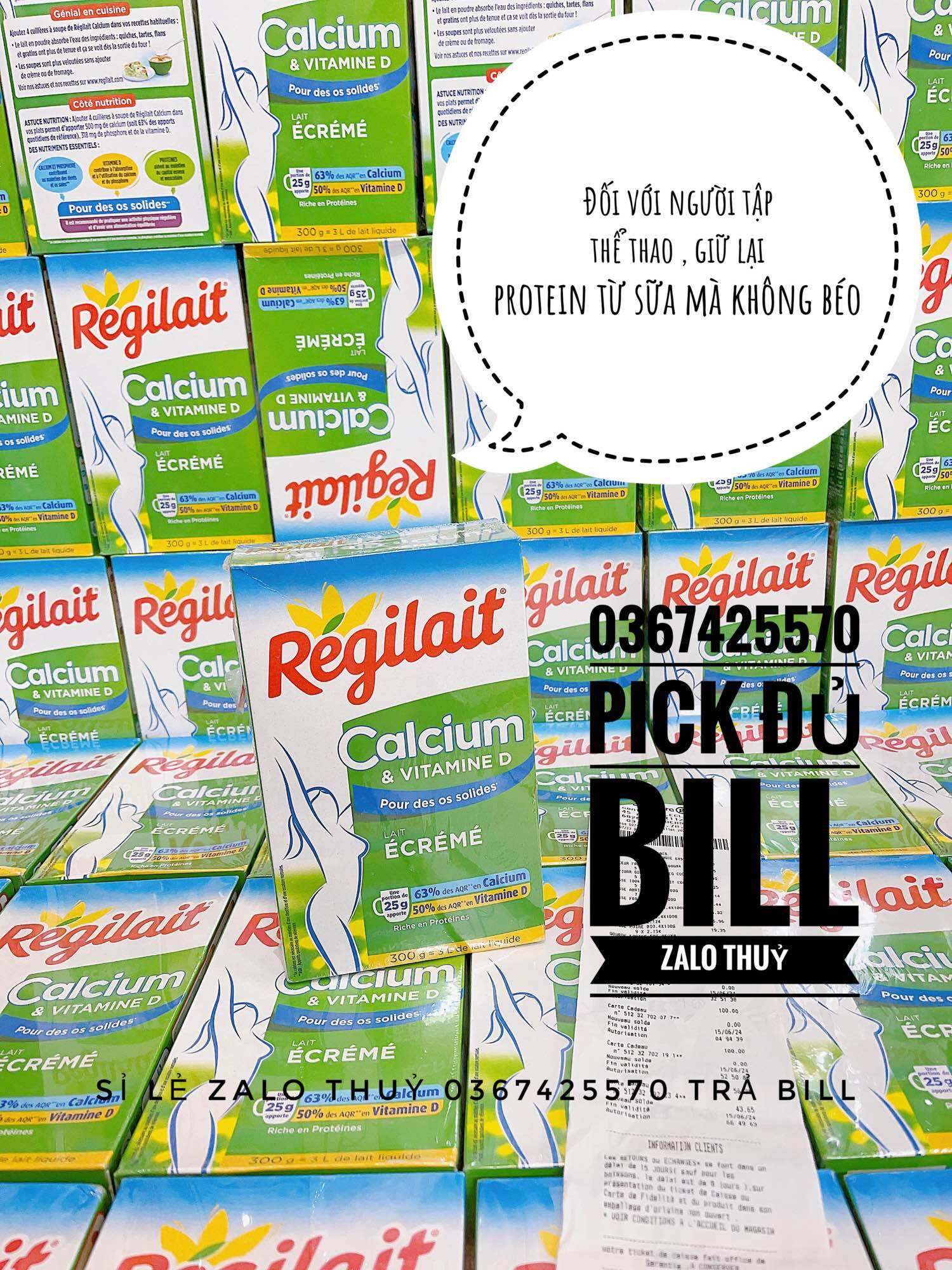 Sữa bột canxi regilait calcium & vitamin d hộp 300g date 8/2023