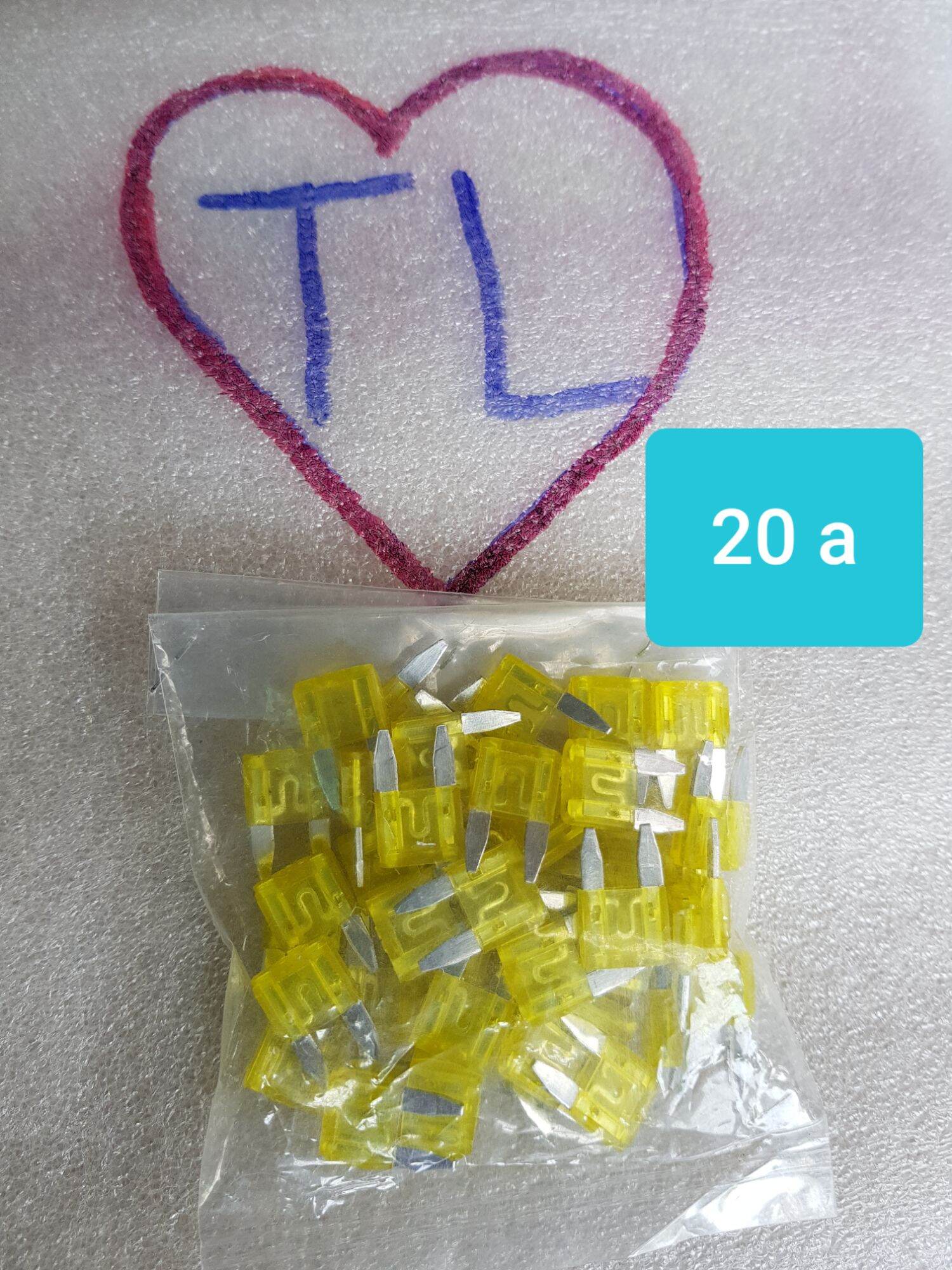 cầu chì dẹp To - nhỏ (10 cái) (loại tốt)