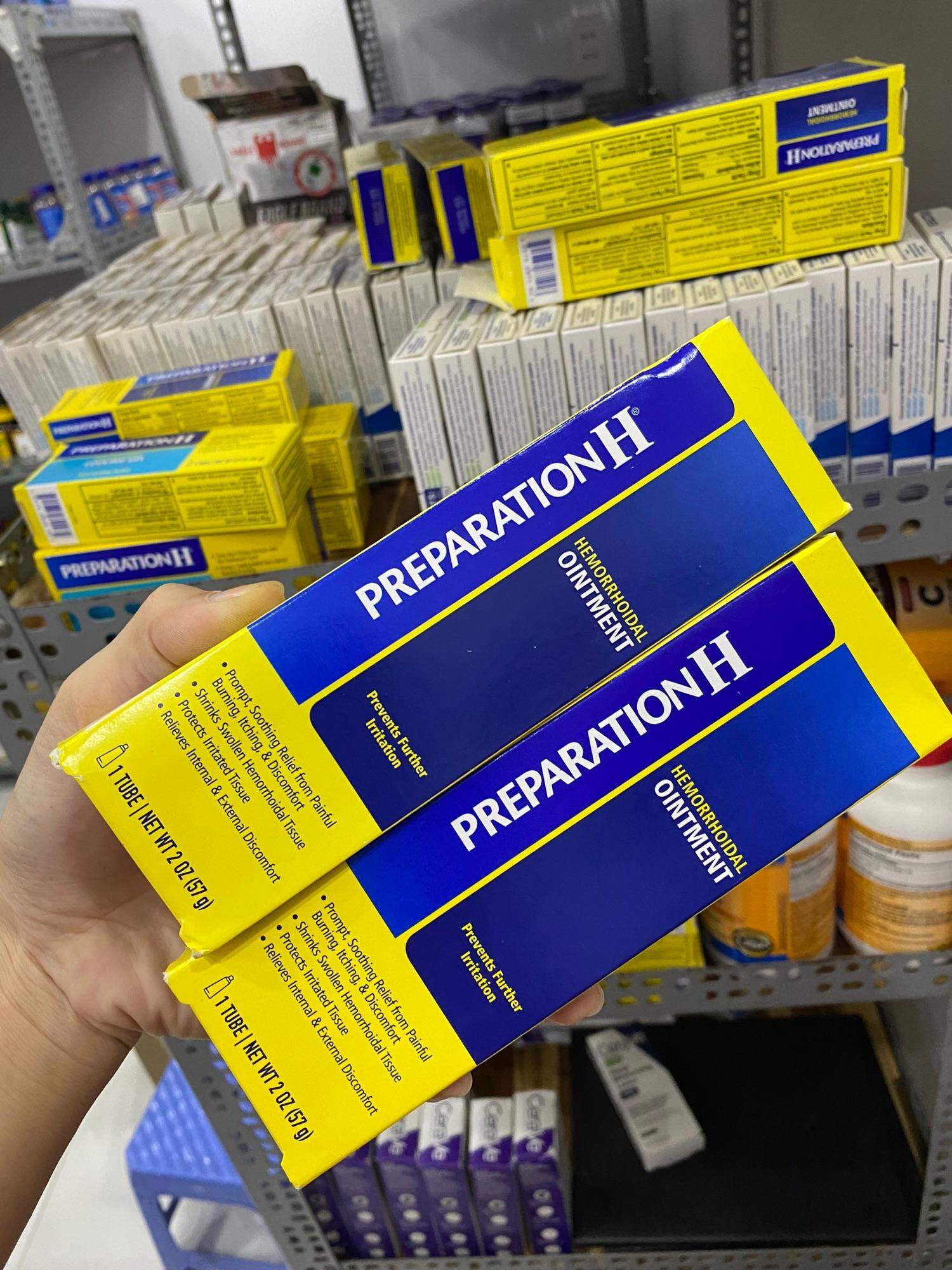 Kem bôi trĩ Preparation H Hemorrhoidal Ointment 57g tuýp]