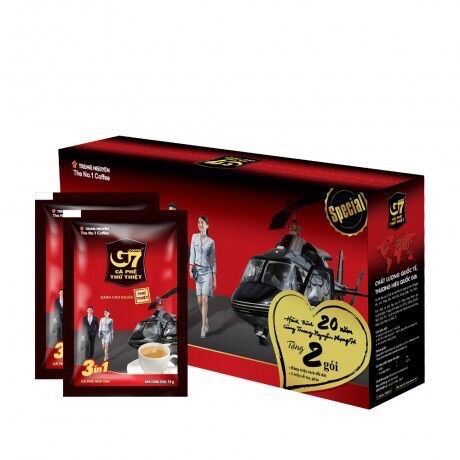 CÀ PHÊ SỮA HÒA TAN G7 3IN1 336g (21 GÓI x 16GR) - 23287