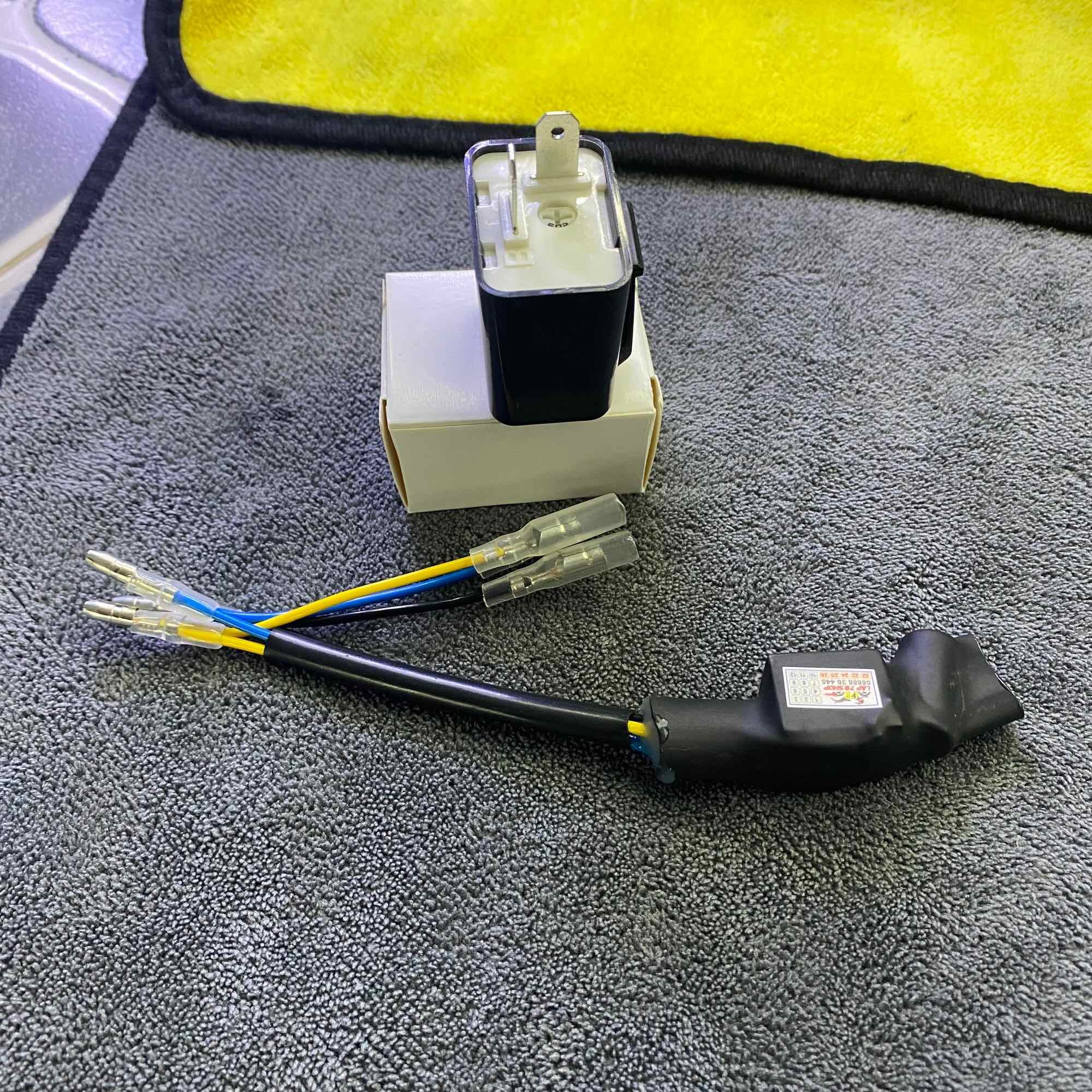 Mạch hazard ưu tiên lắp cho Satria ,Raider Fi - Xài công tắc zin