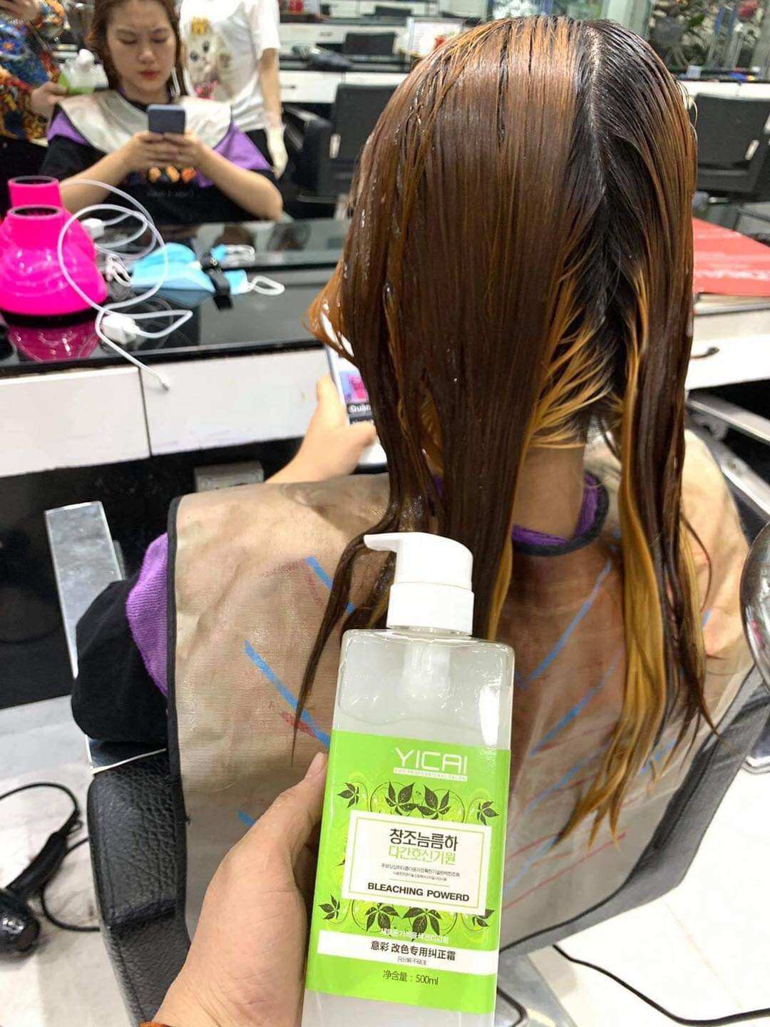 Bóc màu đỏ, đen YICAL 500ml