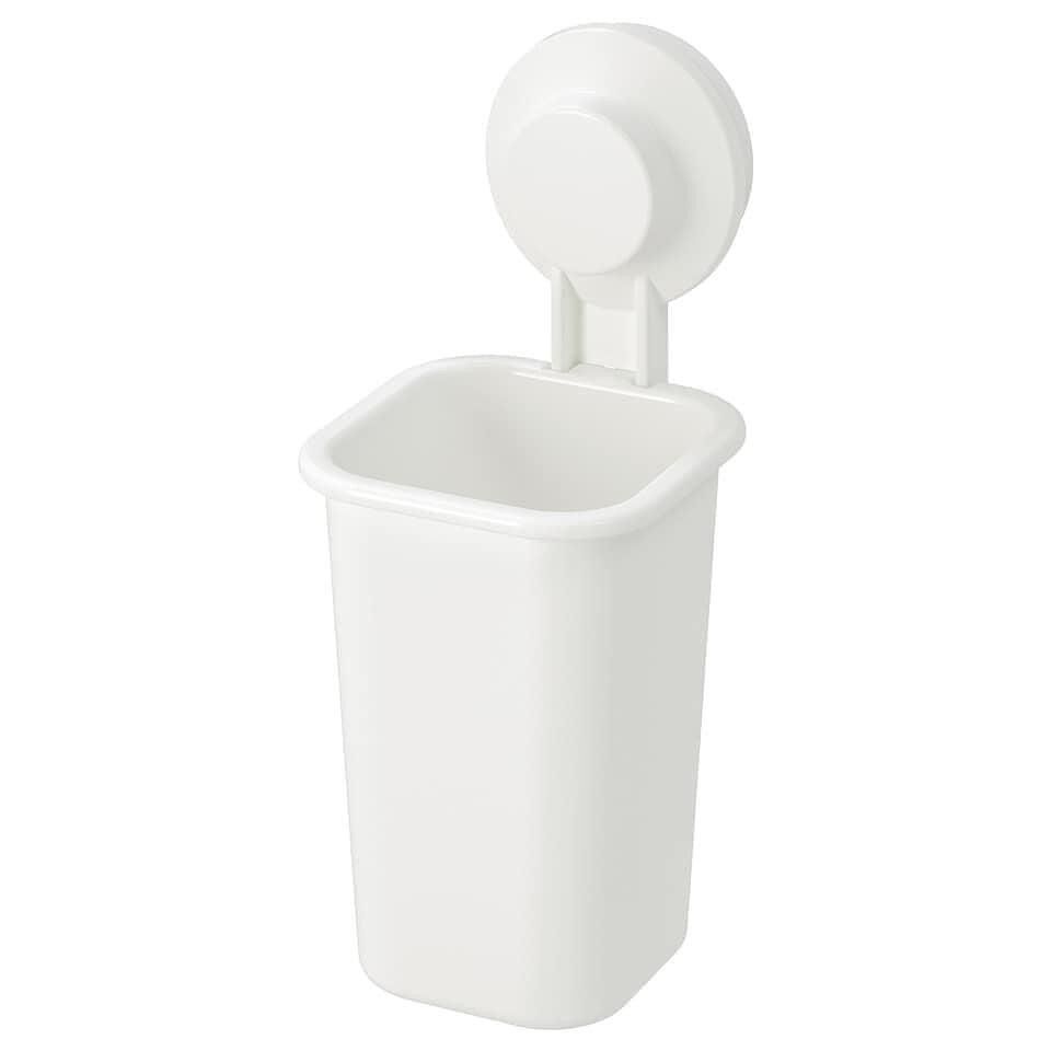 Cốc cắm bàn chải hút dính 18cm IKEA