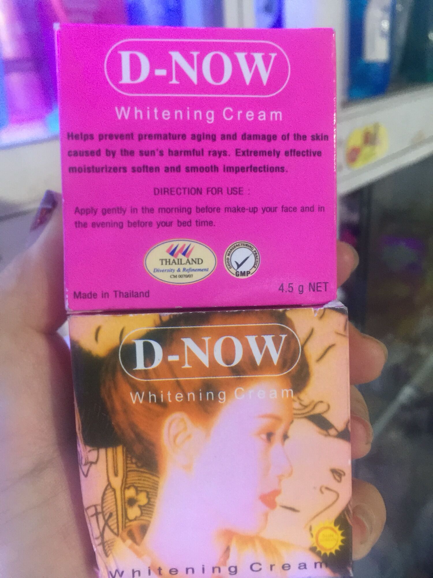 [Hcm]Two Jars of Dnow Skin Whitening Cream 5g