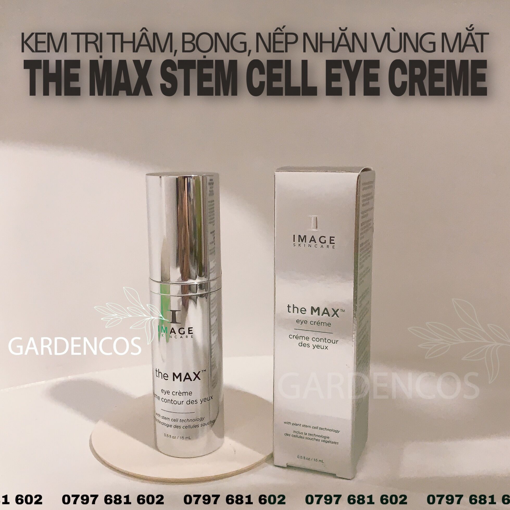 Kem Dưỡng Mắt Image The Max Stemcell - Gardencos