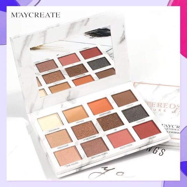 Bảng phấn mắt Maycreate 12 ô