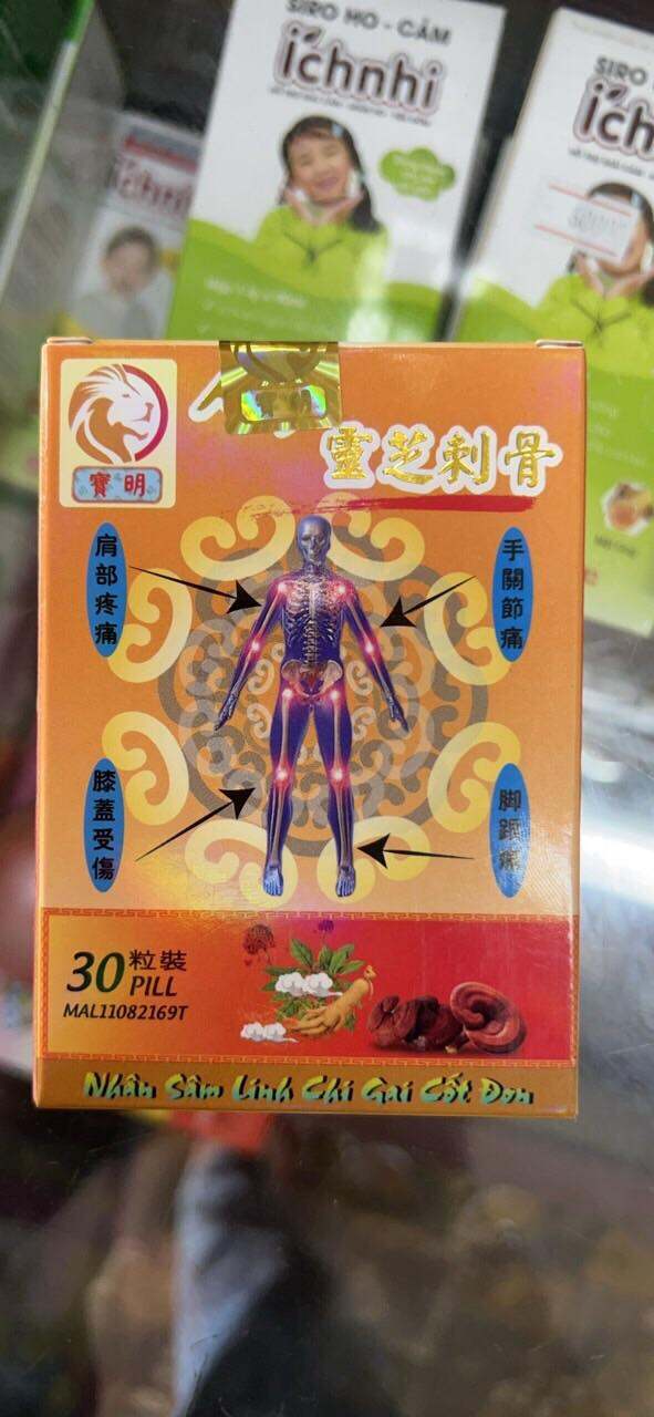 NHÂN SÂM LINH CHI GAI CỐT ĐƠN HỖ TRỢ XƯƠNG KHỚP VÀ GOUT