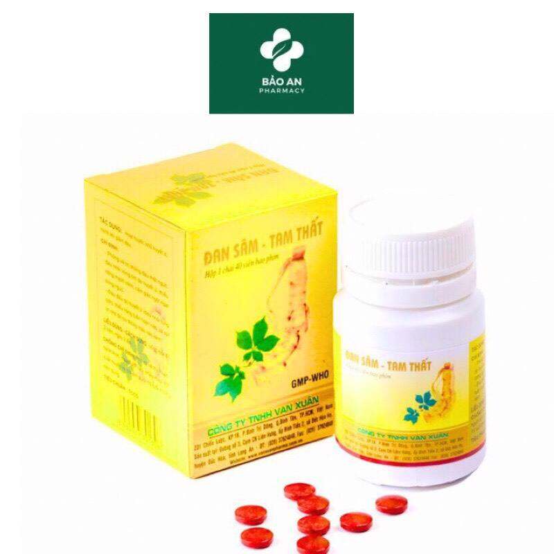 Viên uống Đan sâm tam thất Vạn Xuân -Nhà thuốc Bảo An