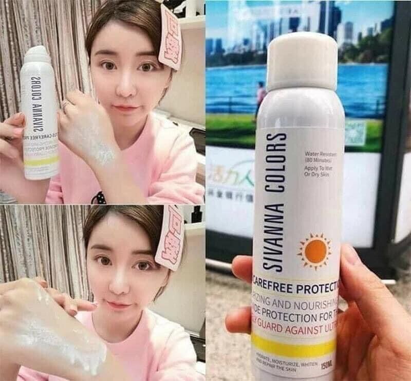 [HCM]Xịt chống nắng Sivanna 2 in 1
