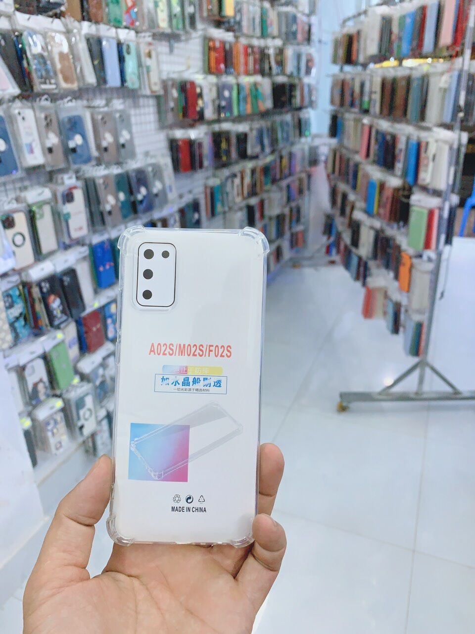 Ốp chống sốc sam sung a02, a02s, a03, a03s, m02, m02s, f02s chống sốc 4 cạnh