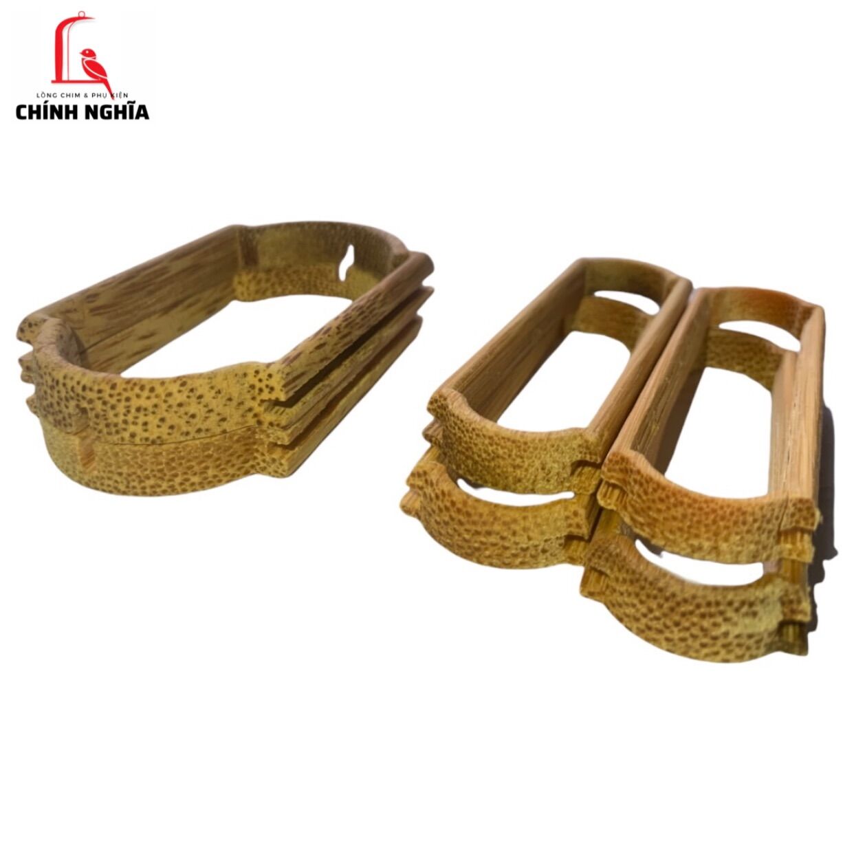 Bộ bệ cầu, bệ cóng lồng tròn choè than, choè lửa tre (7cm)