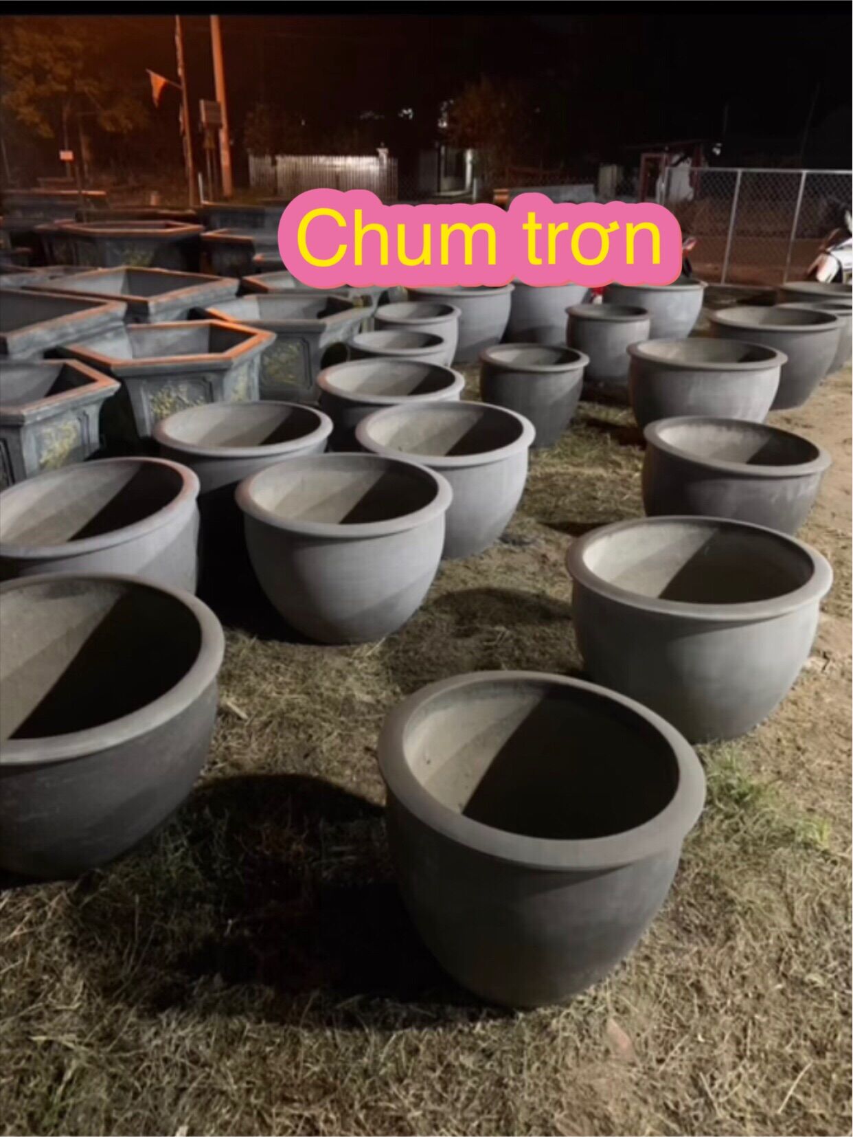 Khuôn quay chậu chum h45cm
