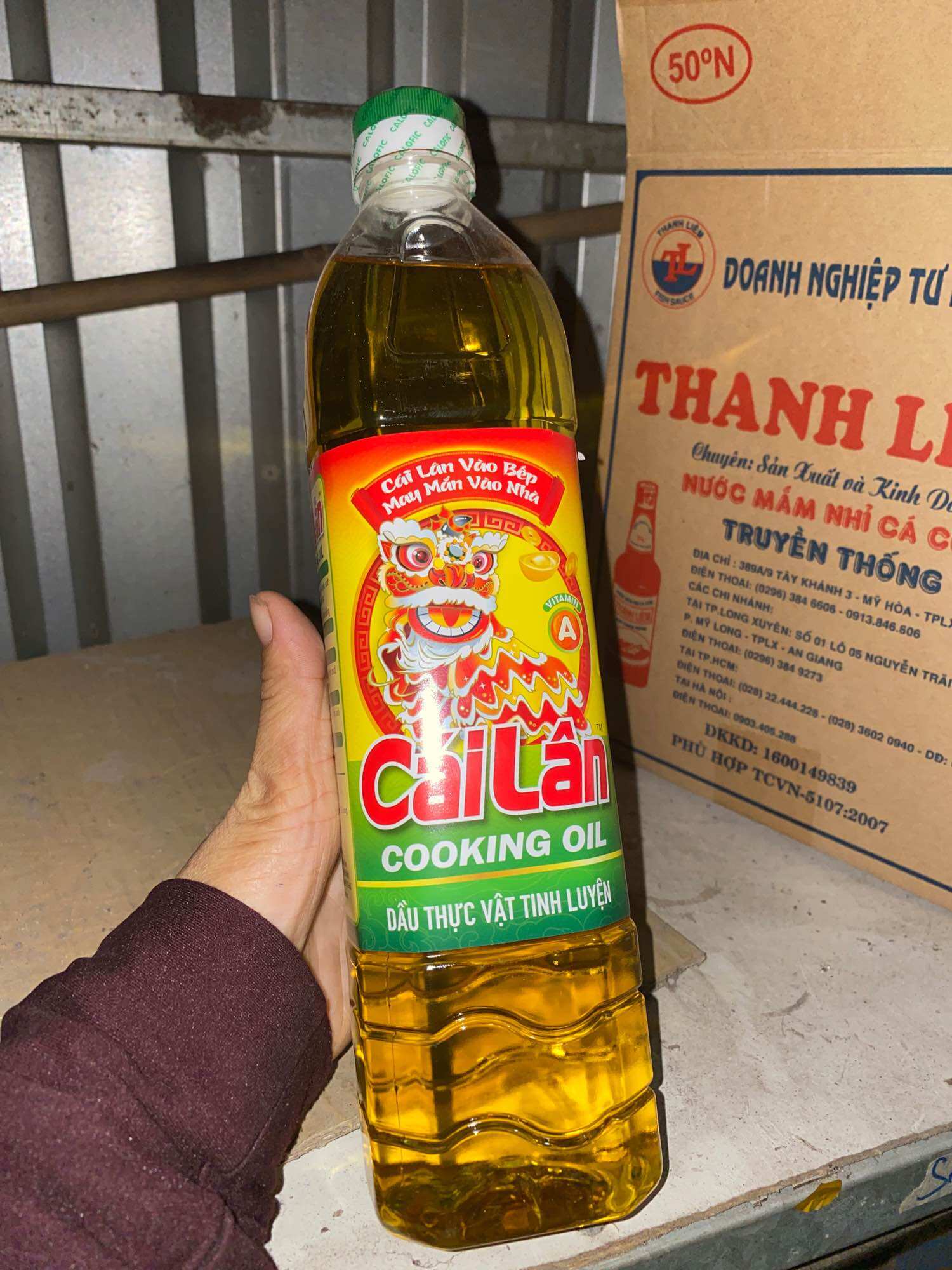 DẦU ĂN CÁI LÂN (1lit)