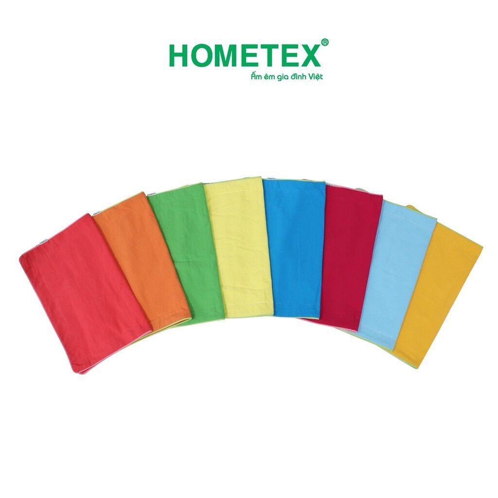 Vỏ gối trẻ em, áo gối nằm, áo gối đầu, áo gối trẻ em 30x40 ( cm ) cotton xốp màu Hometex, áo gối, vỏ gối