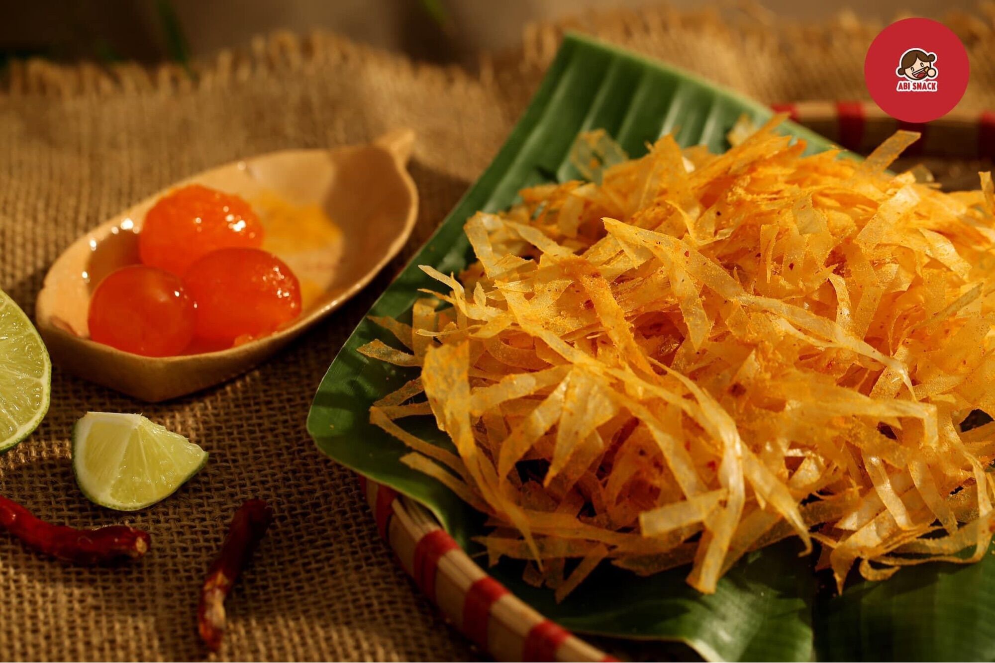 Bánh tráng trứng muối Abi