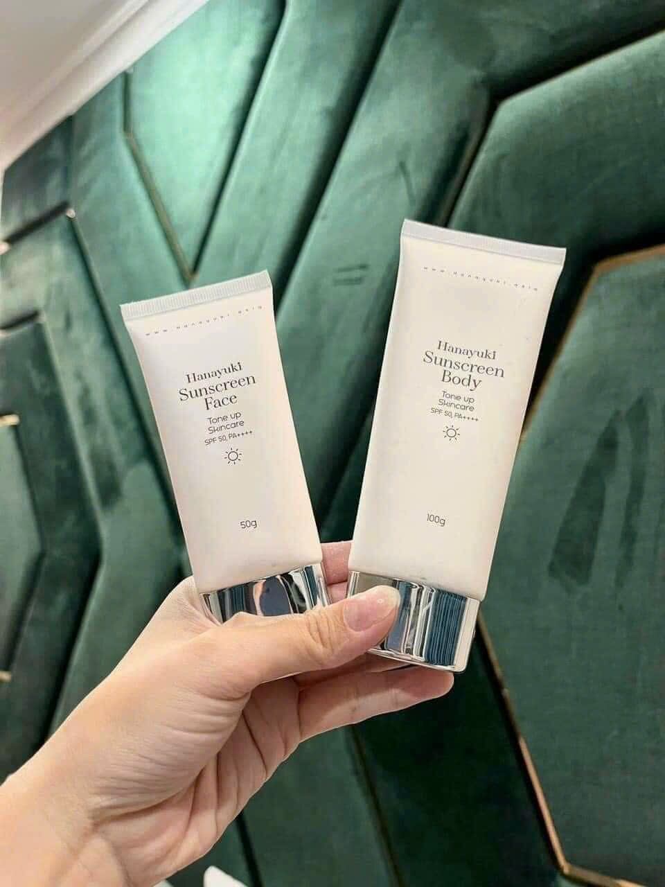 Kem chống nắng Hanayuki Sunscreen Face 50g
