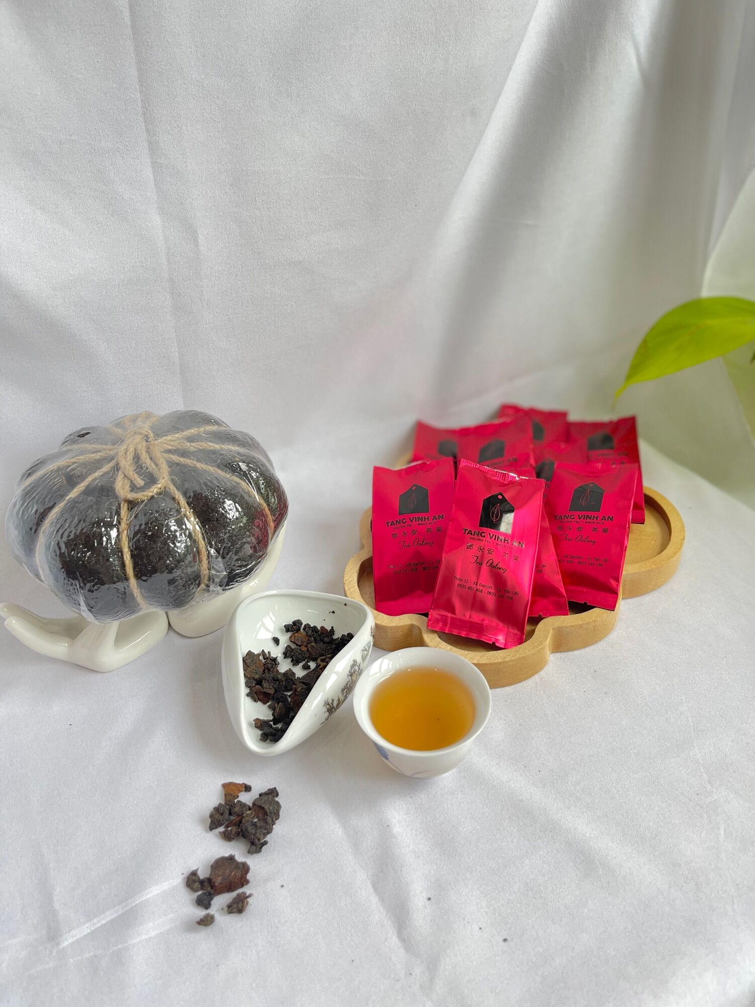 Trà olong bưởi hồng hộp 10 gói 100gr
