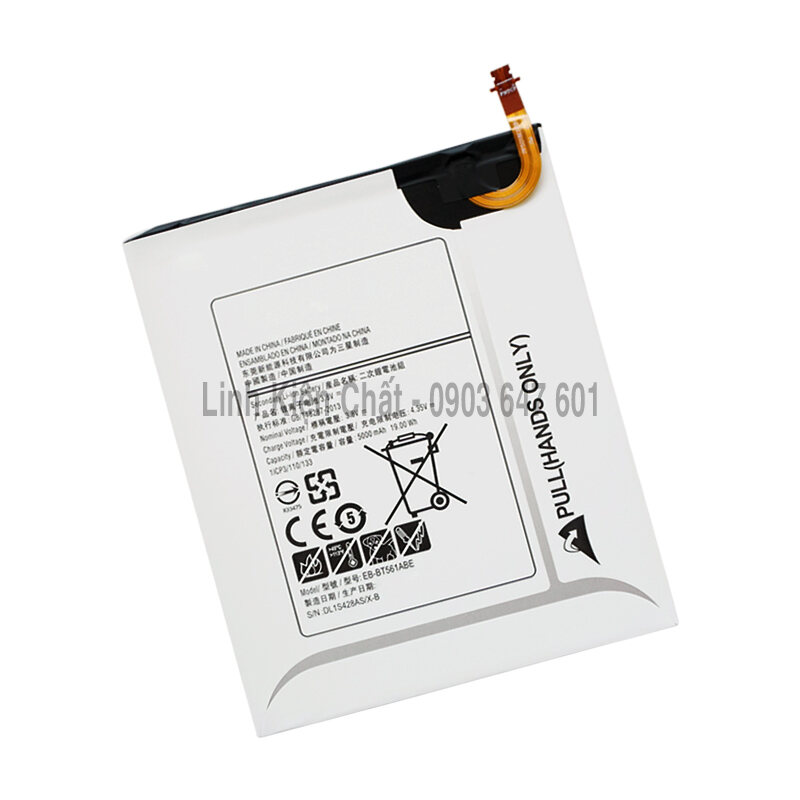 Pin cho máy tính bảng Samsung Galaxy Tab E 9.6 SM-T561Y 5000mAh Zin