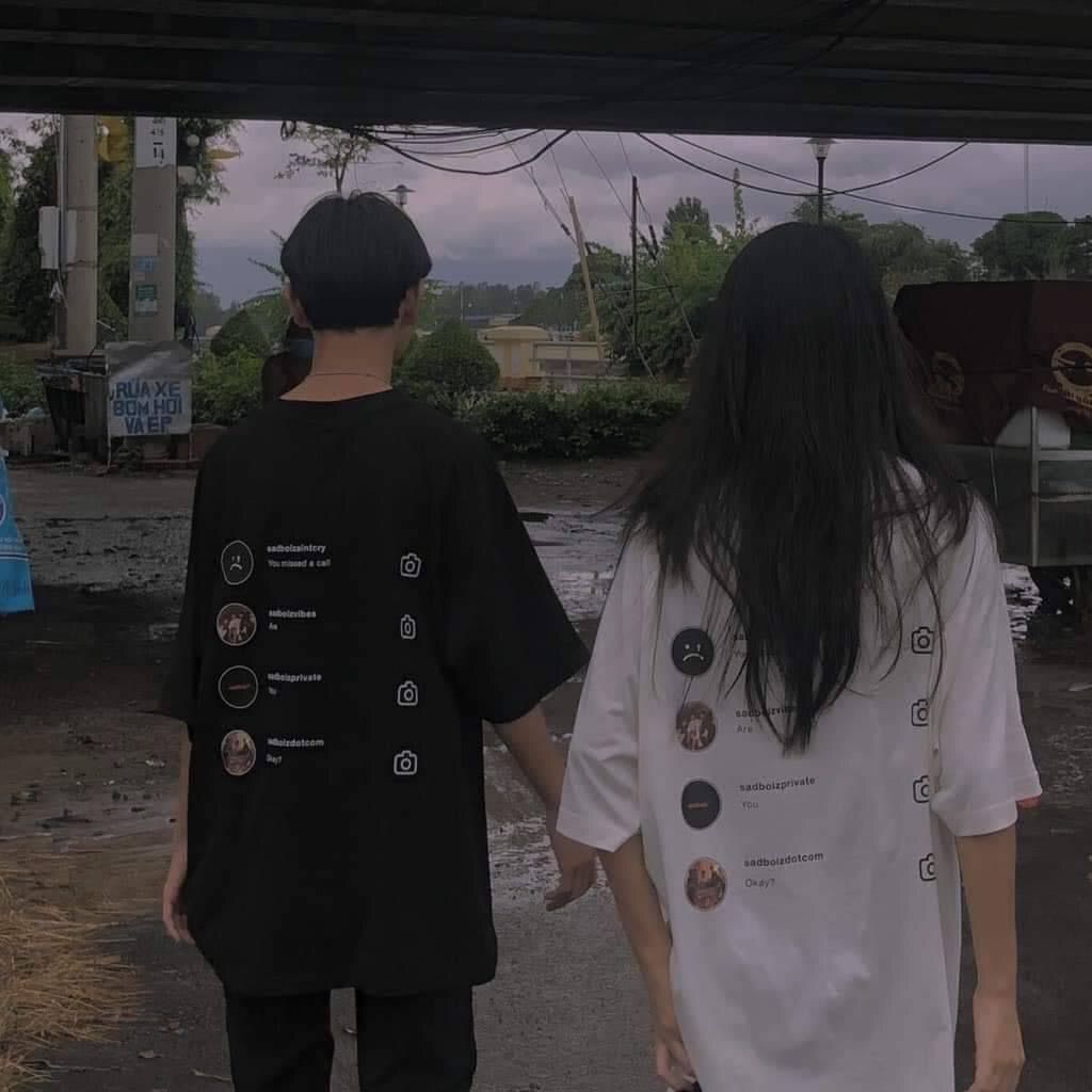 Áo Phông In Logo Hottrend , From Thụng Dáng Unisex