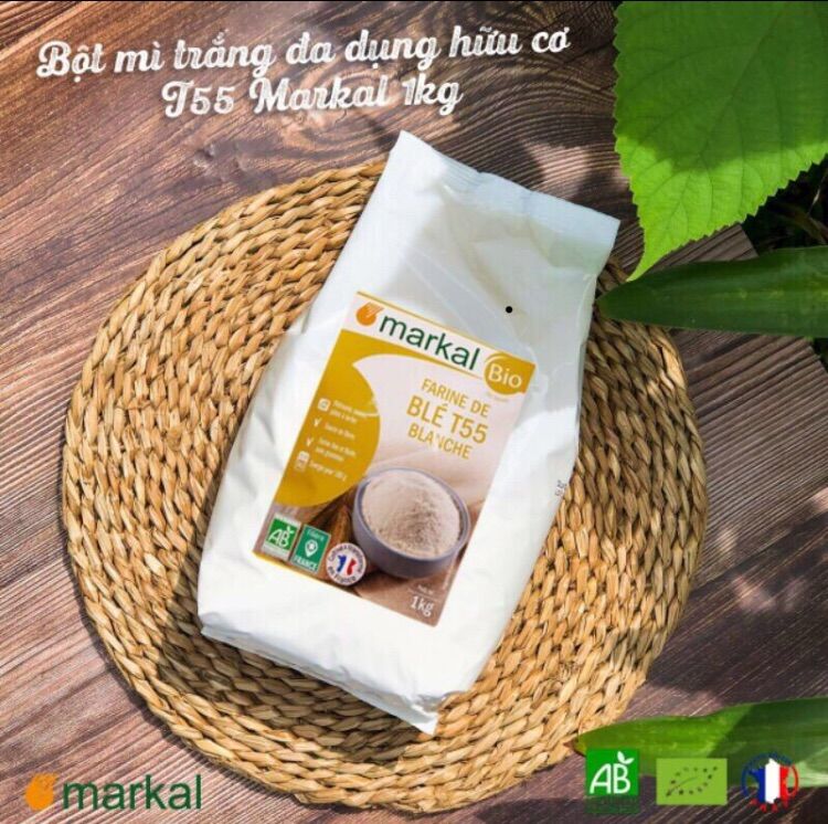 Bột mì t55 hữu cơ markal