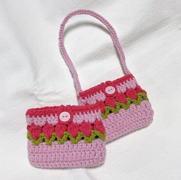 Ví đựng thẻ hoa tulip handmade [Nấm Handmade]