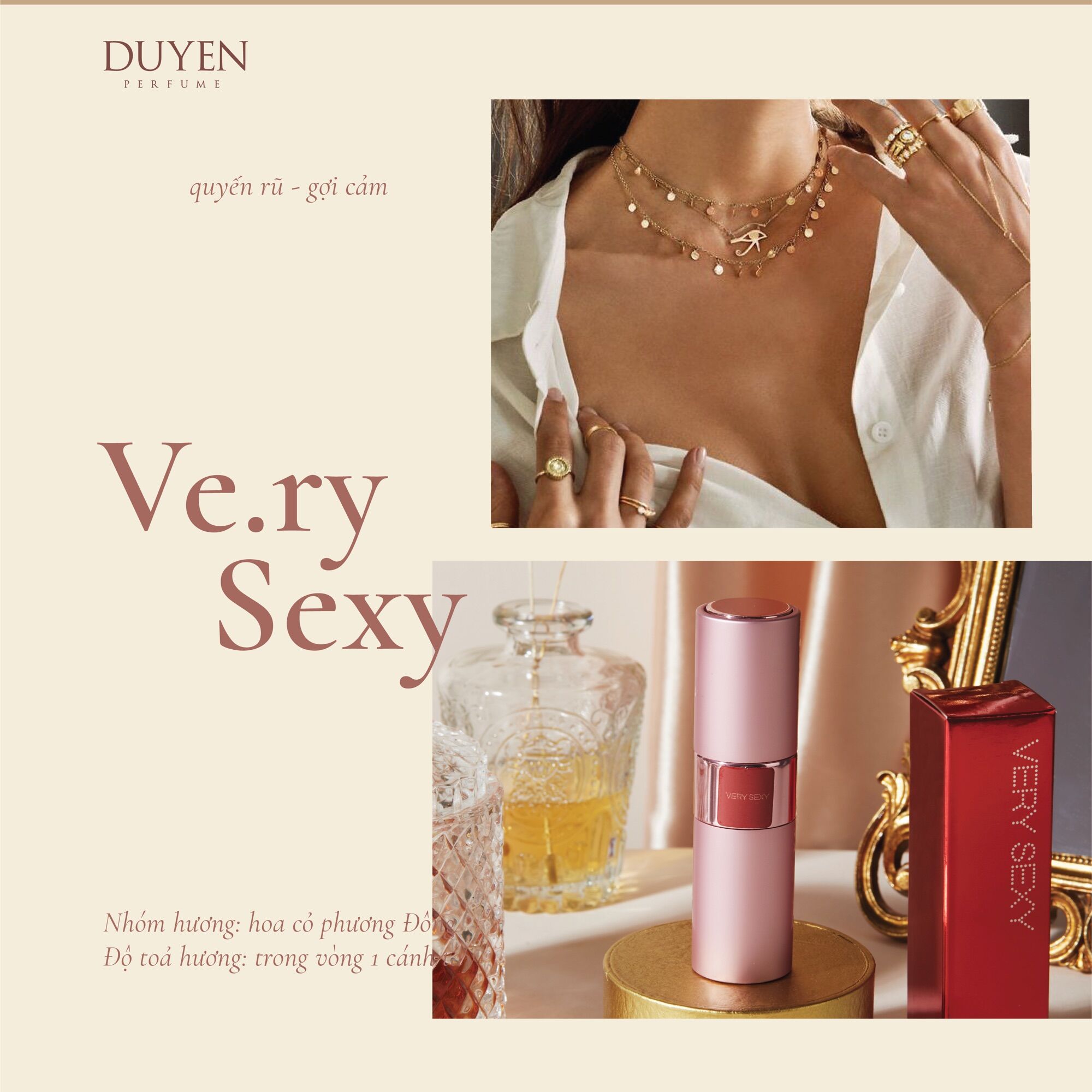 Nước hoa Nữ VIC VERY SEXY Tươi mát duyenperfume