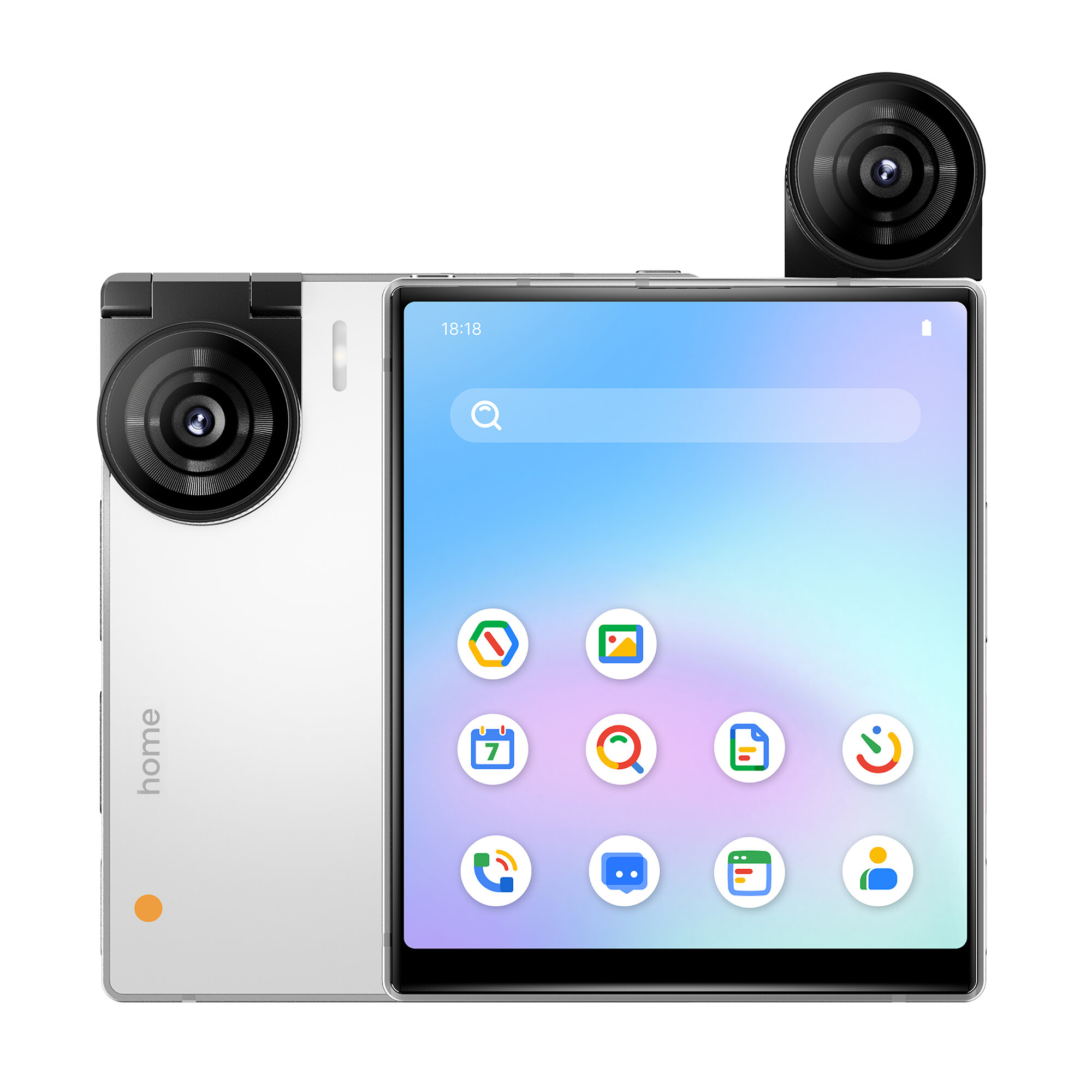 Small Portable AI Tool Phone with Flippable Camera Dual System - 3