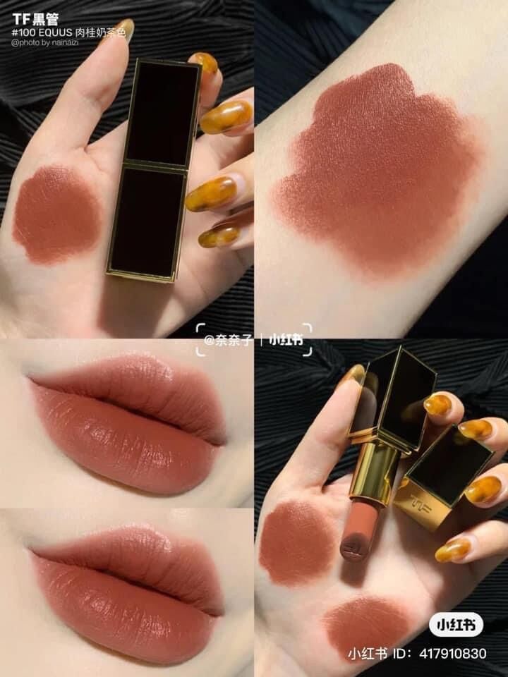[FREESHIP + MÃ GIẢM 100K] Son TOM FORD lip color Matte Màu 100 EQUUS cam đất