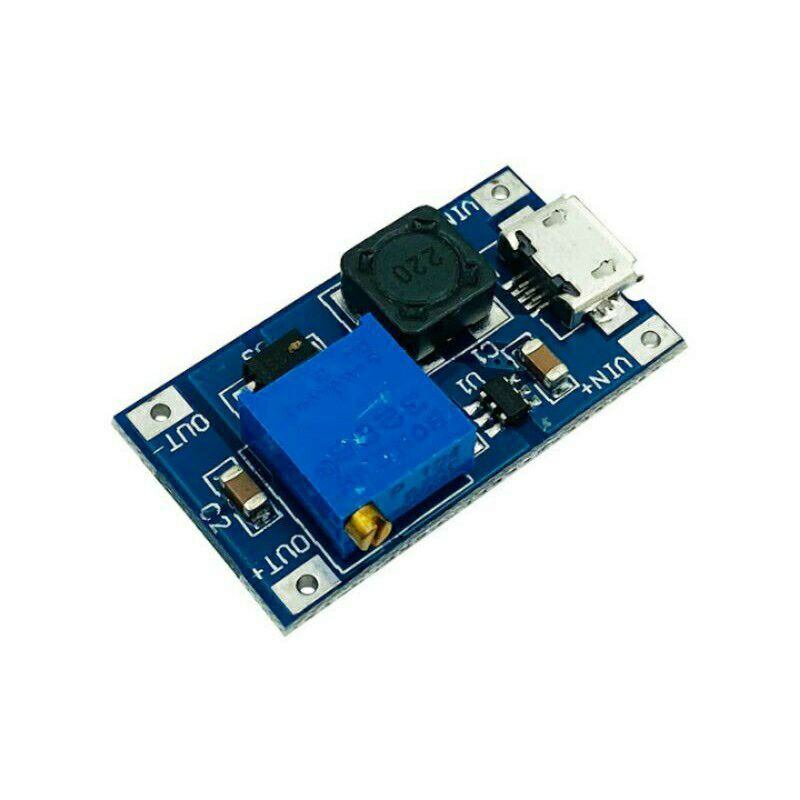 0Mạch Tăng áp (Boost) DC 2 - 20V sang 5 - 28V cổng Micro USB