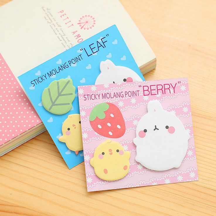 Tập giấy note molang siêu dễ thương