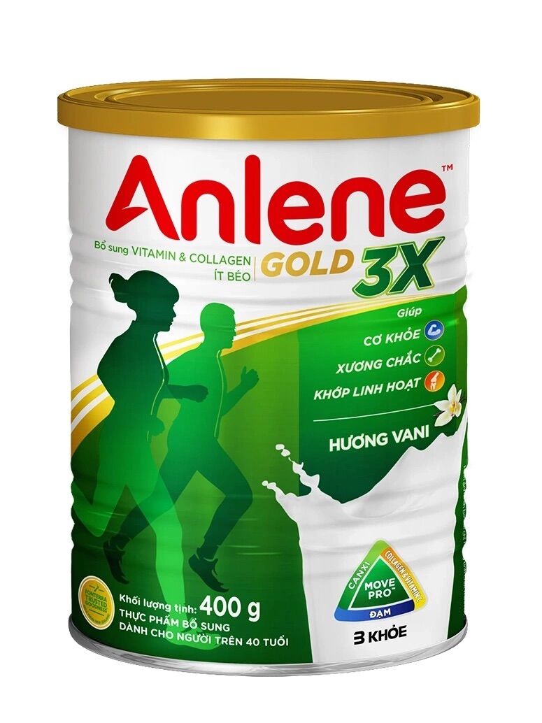 [HCM]Sữa bột anlene gold lon 400g - trên 40 tuổi