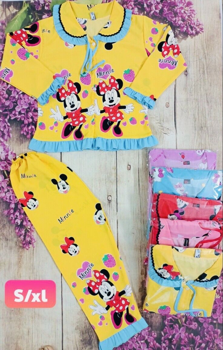 Bộ pijama tiểu thư bé gái
