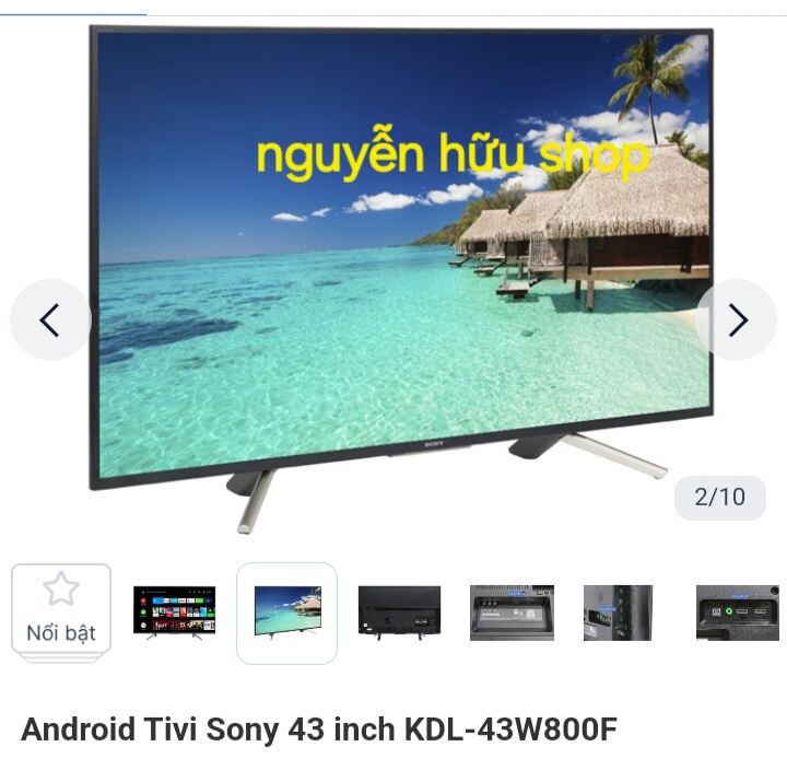 Chân kệ tivi SONY 43W800F, 43W800G