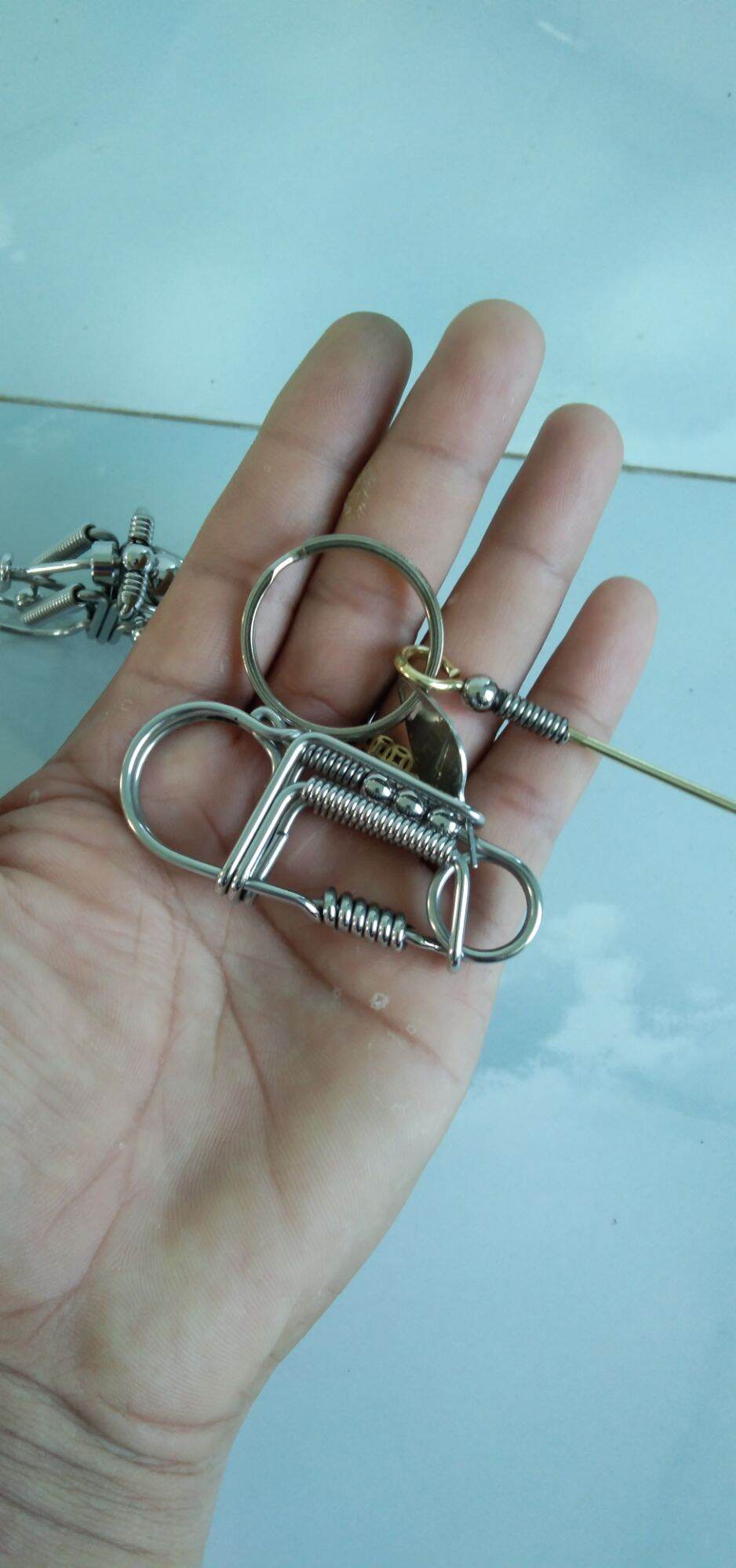móc khóa thủ công inox 304