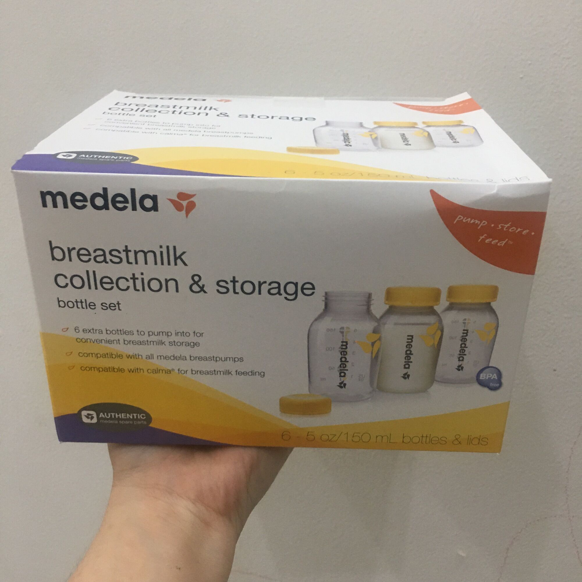 [HCM]Set 6 bình sữa medela chính hãng