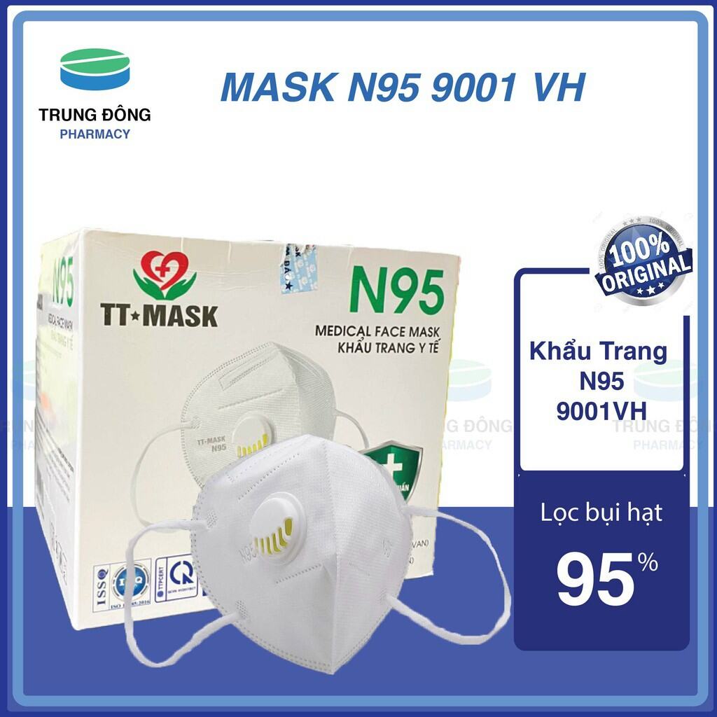 khẩu trang N95 TT Mask có van cao cấp 15cái hộp