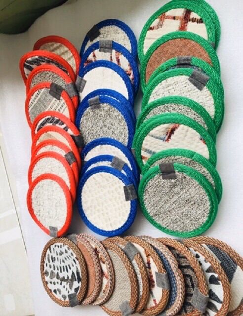 🏵 Combo 5 Miếng Lót Ly siêu Thấm Hút ( 2 Mẫu, Rộng: 10cm)