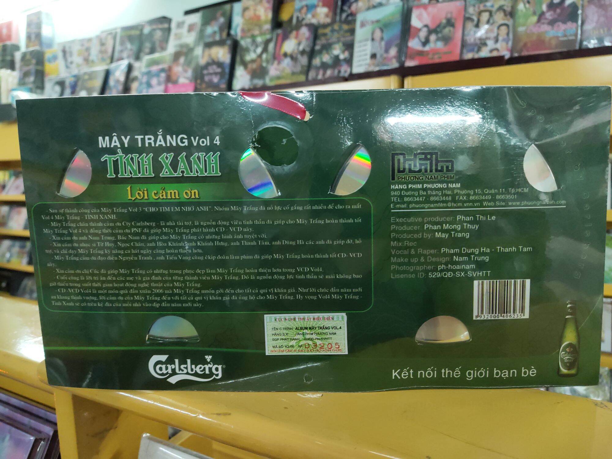 CD& VCD Mây Trắng vol.4 - Tình xanh
