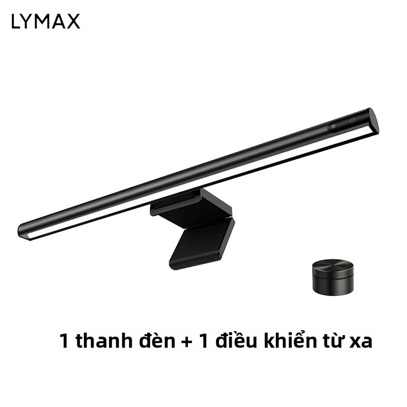 Đèn Bàn LYMAX Điều Khiển Từ Xa Không Dây Màn Hình Thanh Hiển Thị Đèn Chiếu Sáng Cho Màn Hình PC Bảo Vệ Mắt Đèn Treo Máy Tính