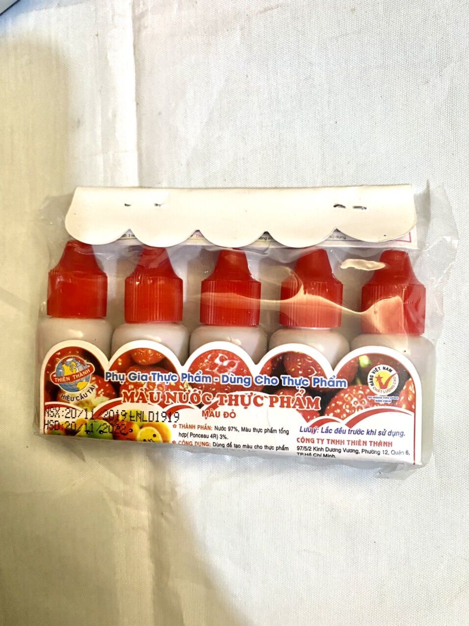 Màu thực phẩm ( sét 12lọ)