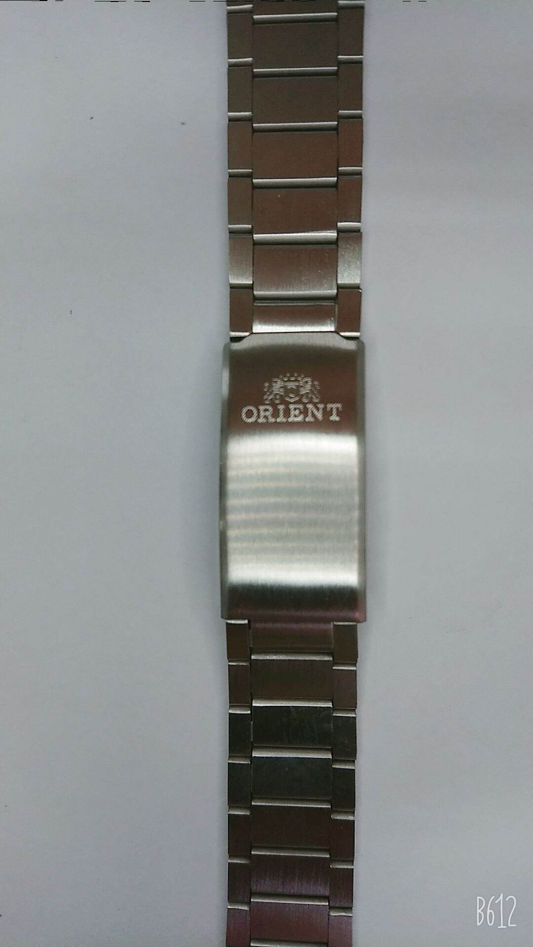 Dây đồng hồ kim loại có logo Orient