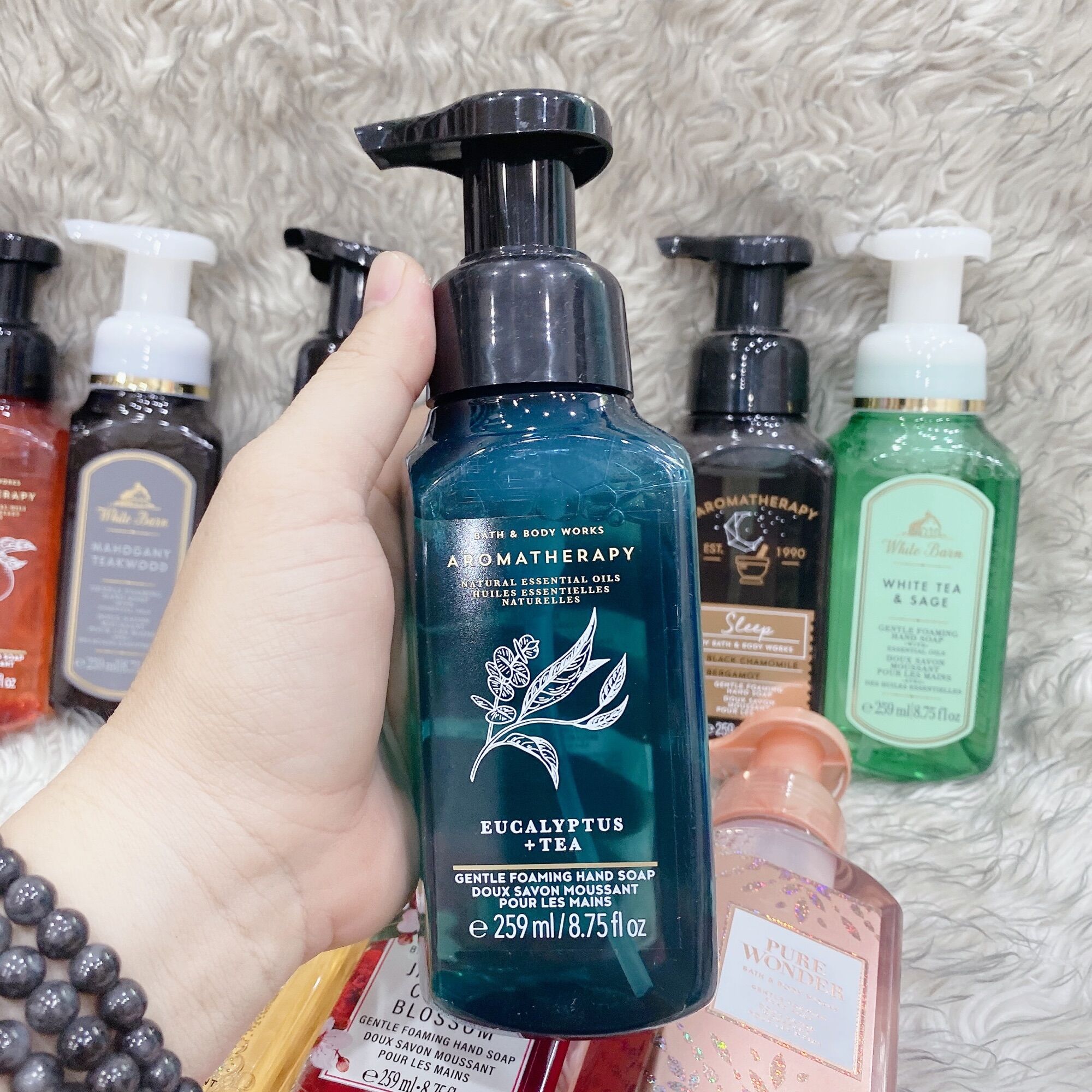 nước rửa tay tạo bọt bath & body works