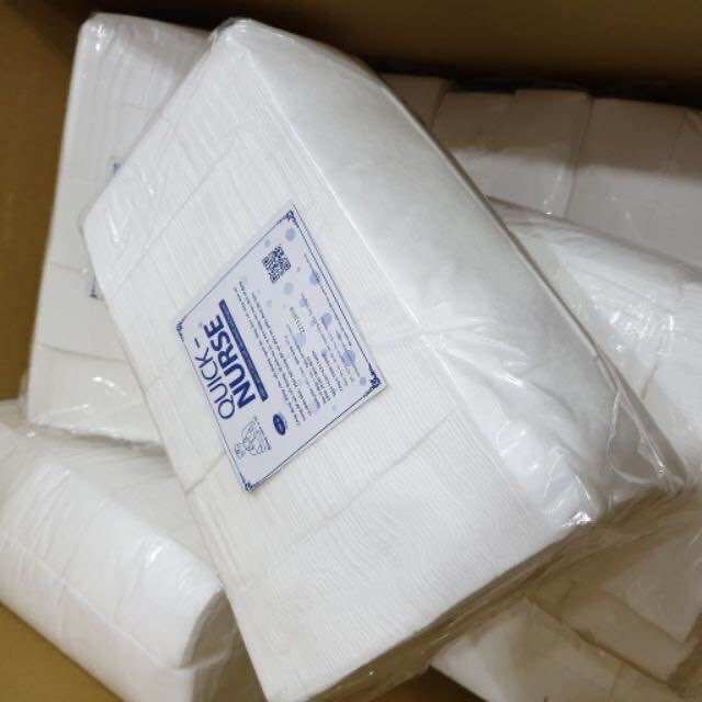 Bông gòn miếng cắt sẵn 6x6 QUICK NURSE 500g