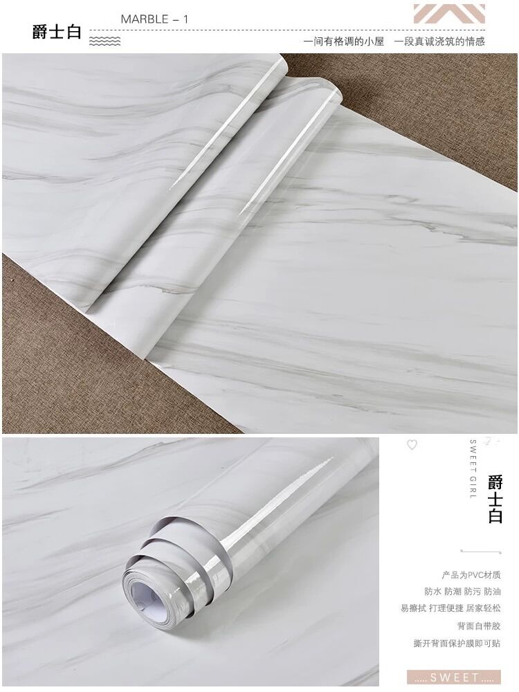 Com bo 5 m Giấy dán tường giả đá khổ lớn 60cm ( sẵn keo)