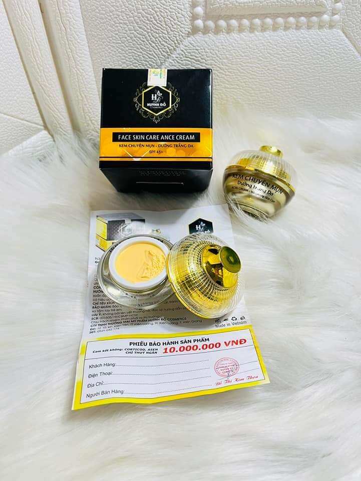 Kem dưỡng da mụn huỳnh đỗ sỉ 2 hộp 260k