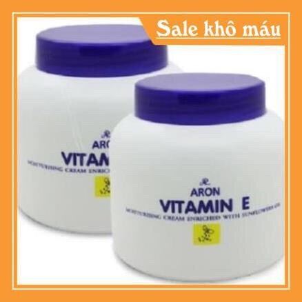 [Hcm]Combo 2 Hủ Kem Dưỡng Ẩm Vitamin E Aron 200Ml - Thái Lan