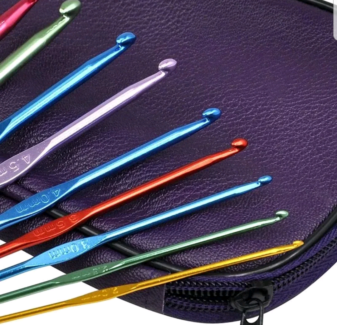 #setcombo bộ kim móc len 12 cây size từ 2mm đến 8mm